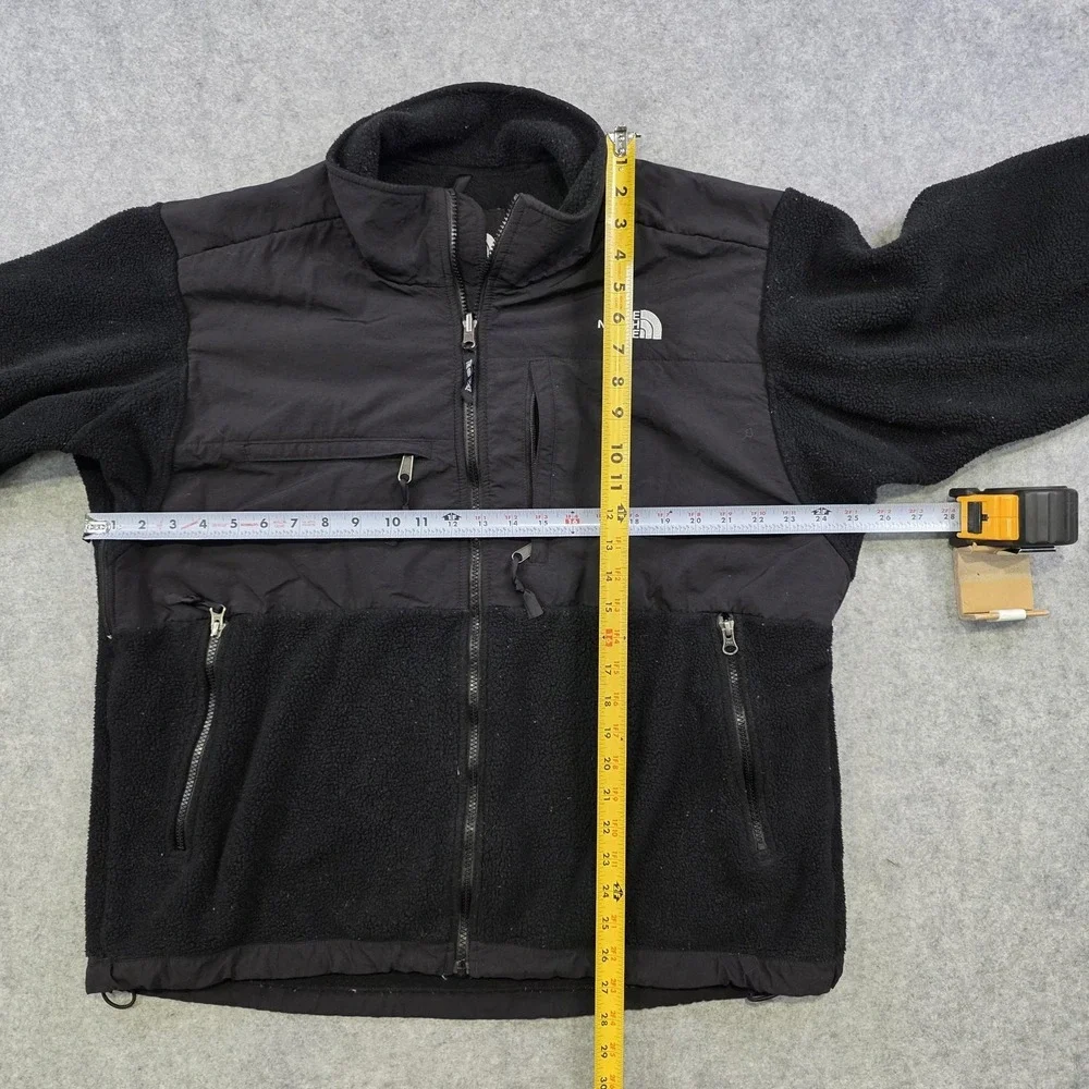 The North Face Denali Jacket Mens XL Black Fleece Nylon Full Zip Windbreaker‎